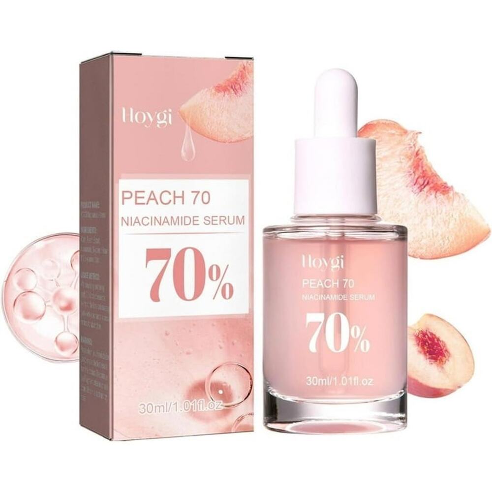 Peach 70 Niacinamide Serum 70% brightening hydrating face serum, Daily Beauty